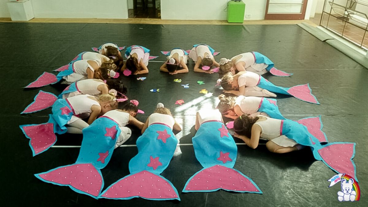 Aula das Sereias no Espaço de Dança Alicita Toledo