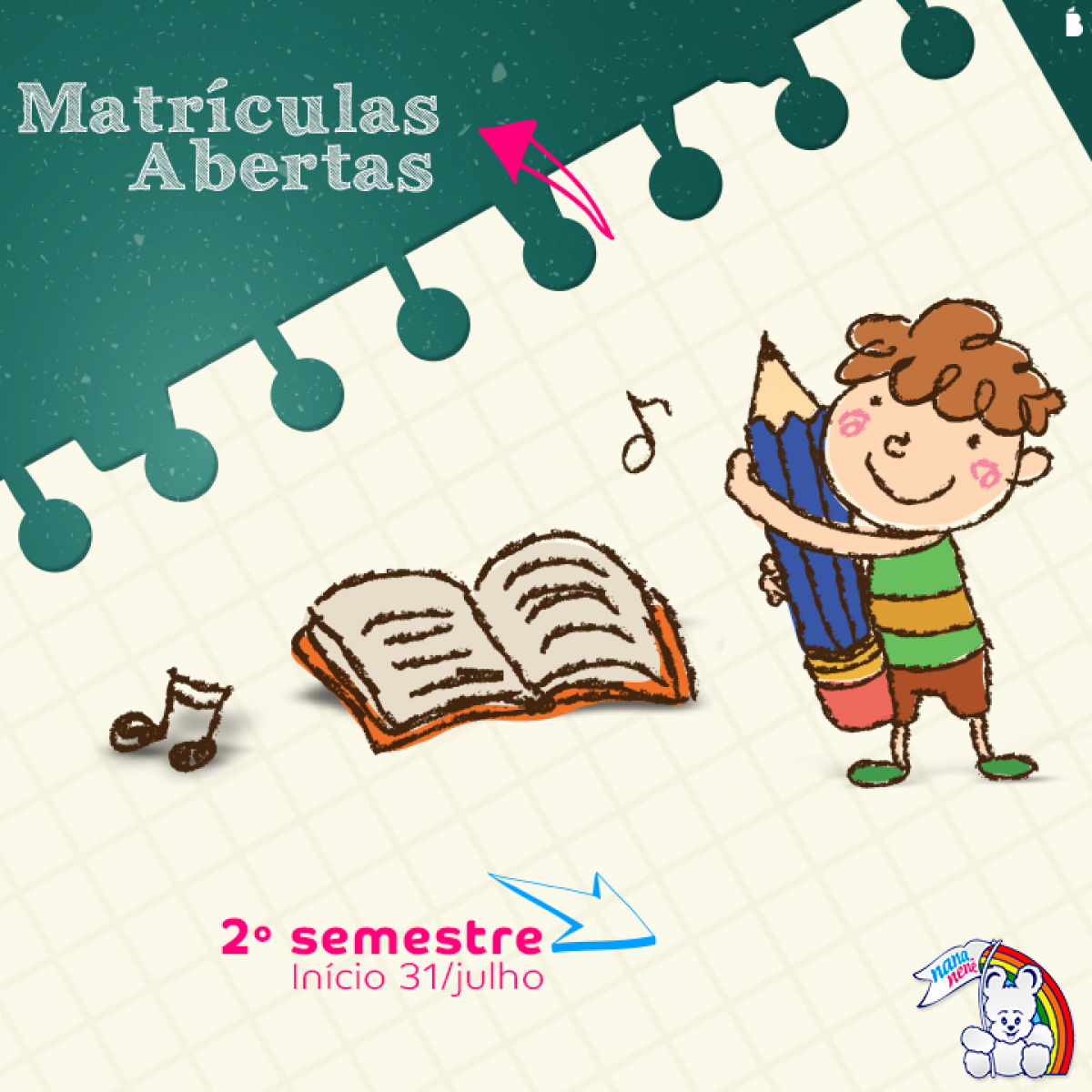 Matrículas Abertas | 2º Semestre