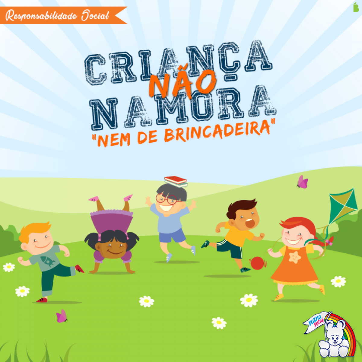 “Criança não namora” nem de brincadeira