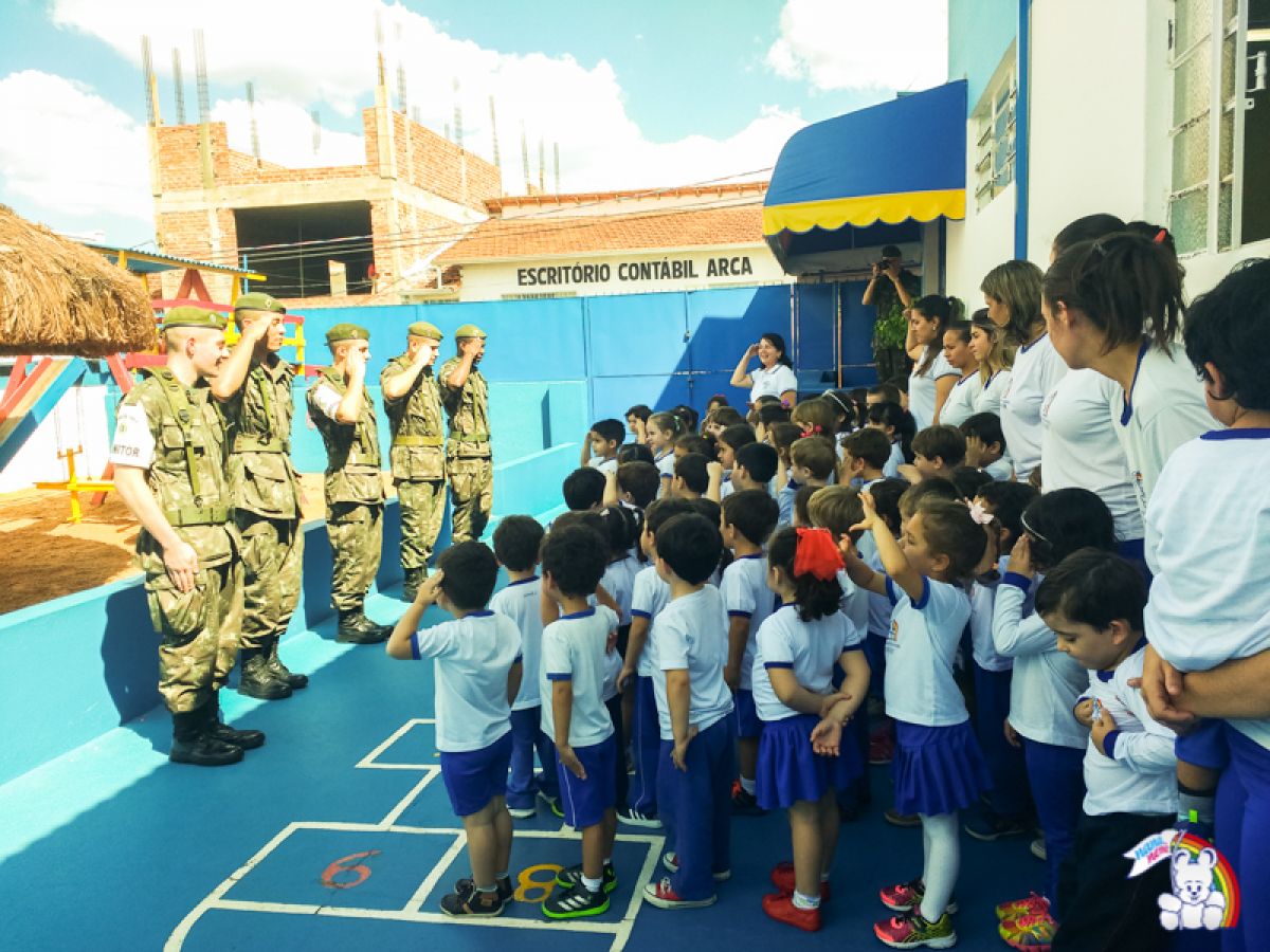 No Dia do Soldado recebemos a visita dos atiradores do TG Avaré-SP