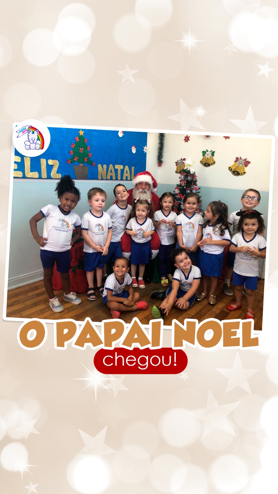 O Papai Noel visitou o Nana!